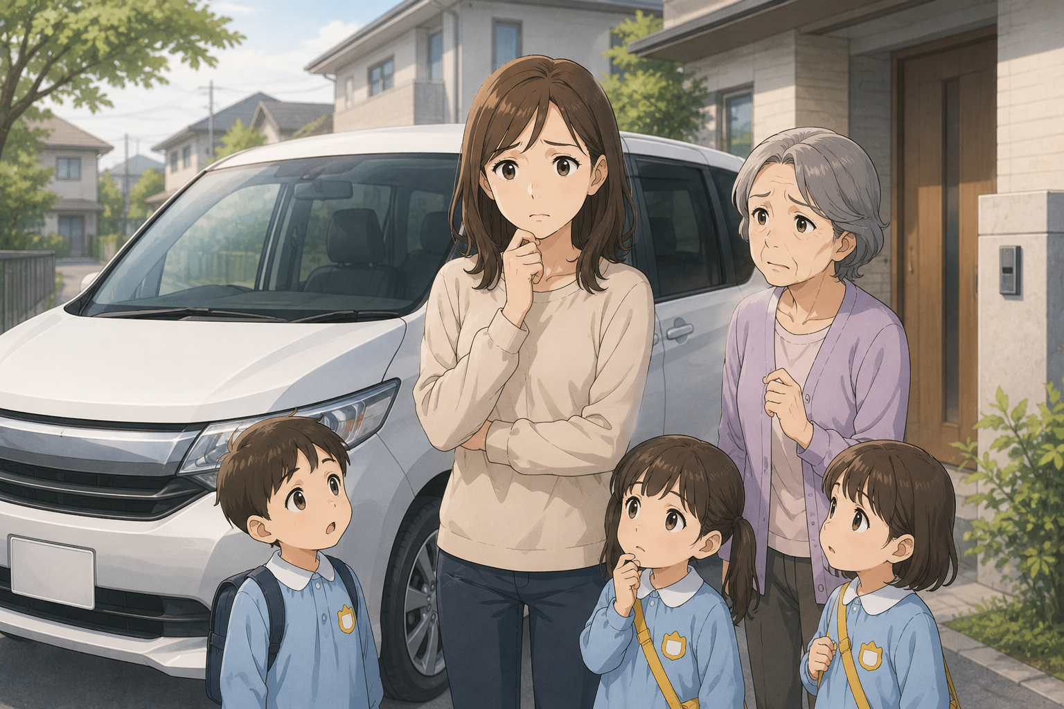 子供の送迎に備えたい